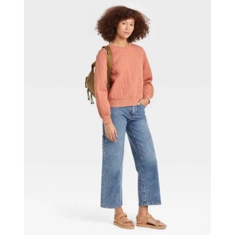 Universal Thread Quilted Pullover Sweatshirt - image 5